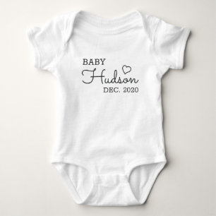 Personalised Baby Name Announcement Bodysuit