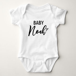 Personalised Baby Name Announcement Gift Baby Bodysuit