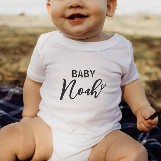 Personalised Baby Name Announcement Gift Bodysuit