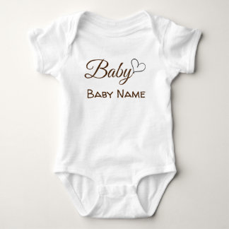 Personalised Baby Name Pregnancy Announcement Baby Bodysuit
