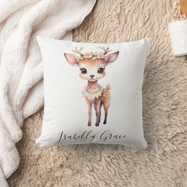 Personalised Baby name throw pillow (Blanket)