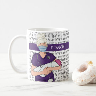 Personalised Baby OB/GYN Nurse Coffee Mug