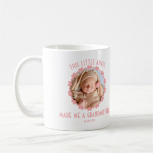 Personalised Baby Photo First Time Grandmother Coffee Mug