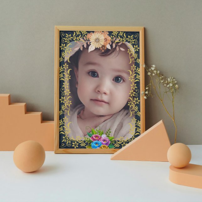 Personalised Baby Photo Frame, Baby Gift Announcement (Creator Uploaded)