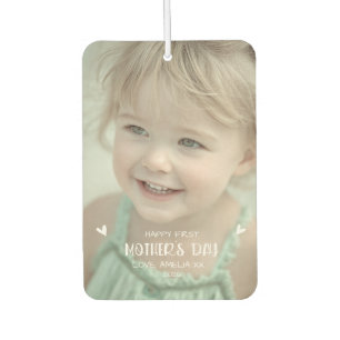 Personalised Baby Photo Happy 1st Mother’s Day Car Air Freshener