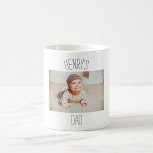 Personalised baby photo mug