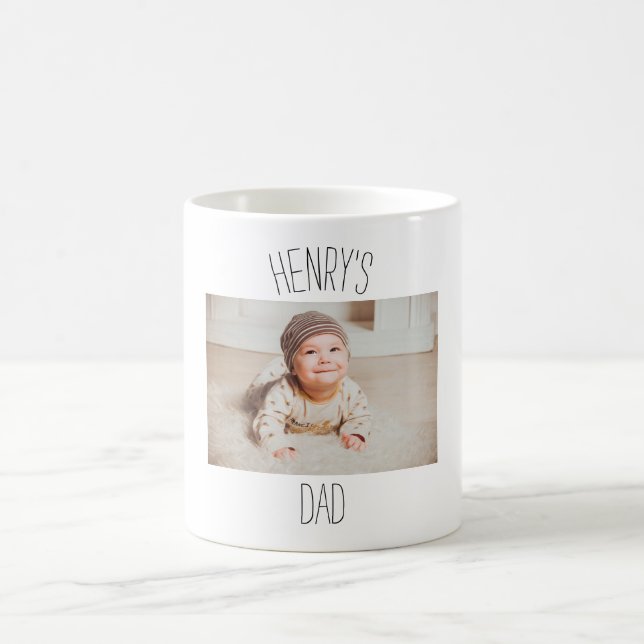 Personalised baby photo mug (Center)