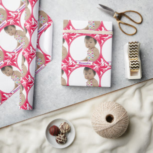 Personalised Baby Photo Wrapping Paper