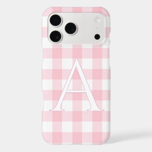 Personalised Baby Pink Gingham Monogram