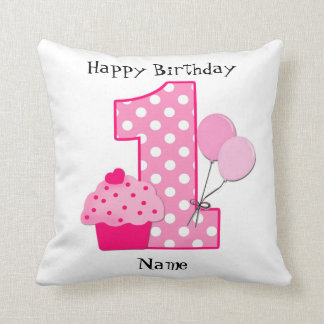 Personalised Baby’s 1st Birthday Pillow