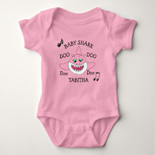 Personalised Baby Shark Baby's Baby Bodysuit