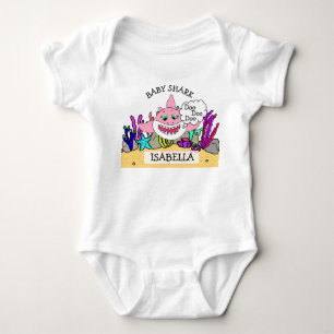 Personalised Baby Shark Baby's Bodysuit