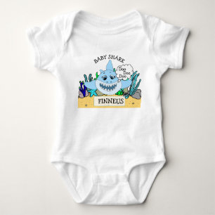 Personalised Baby Shark Baby's Bodysuit