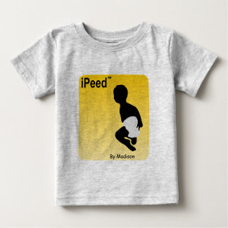 Personalised Baby Shirt, iPeed By Madison Baby T-Shirt