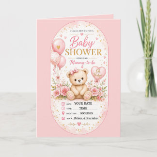 Personalised Baby Shower Invite