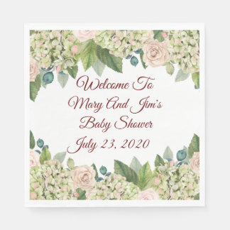 Personalised Baby Shower Napkin