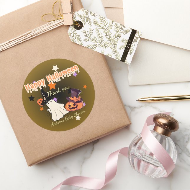 Personalised Baby Shower Thank You Sticker (Gifting)