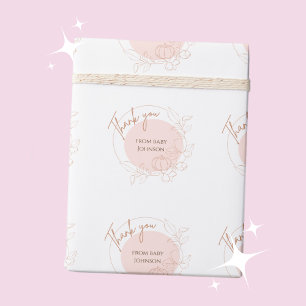 Personalised Baby Thank You  Wrapping Paper