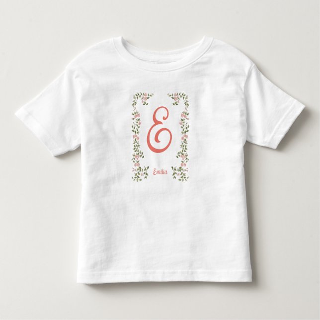 Personalised Baby Toddler T-shirt  (Front)