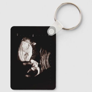 Personalised Baby Ultrasound  Key Ring