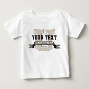 Personalised Baby University T-Shirt