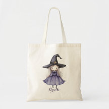 Personalised Baby Witch Trick or Treat Bag