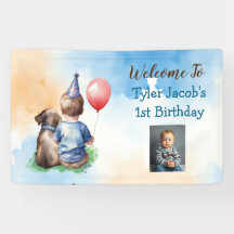 Personalised Baby's 1st Birthday Welcome
