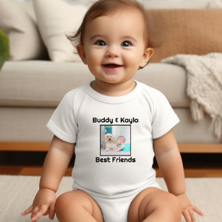 Personalised Baby's Best Friend  Baby Bodysuit