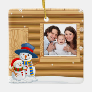 Personalised Baby's Christmas Photo Ornament