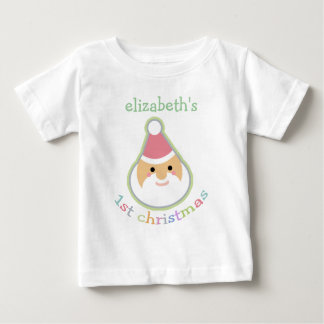 Personalised Baby's First Christmas Baby T-Shirt
