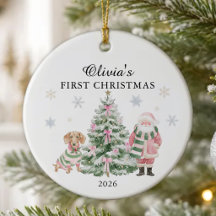 Personalised Baby's First Christmas