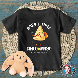 Personalised Baby's First Cinco de Mayo Baby T-Shirt
