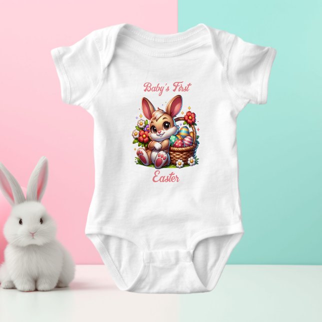 Personalised Baby's First Easter Baby Bodysuit (Creator Uploaded)