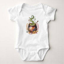 Personalised Baby's First Halloween Baby Bodysuit.