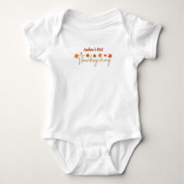 Personalised Baby's First Thanksgiving Baby Bodysuit