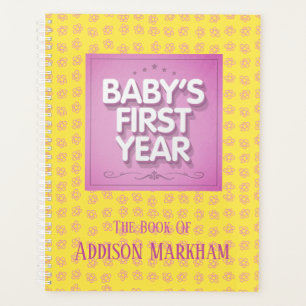 Personalised Baby's First Year Planner