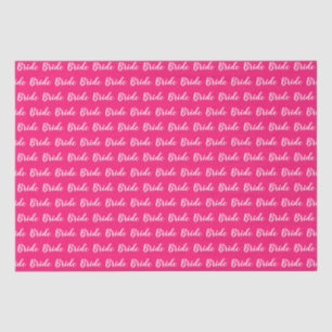 Personalised Bachelorette Bride Pattern Tissue Paper