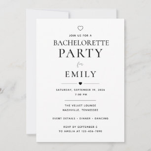 Personalised Bachelorette Party Invitation