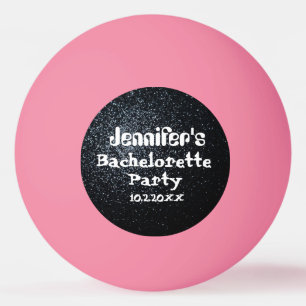 Personalised Bachelorette Party Name Date Ping Pong Ball