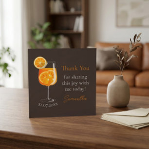 Personalised Bachelorette Party Thank You Card
