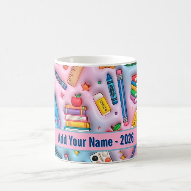 Personalised Back to School 2026 Coffee Mug (Center)