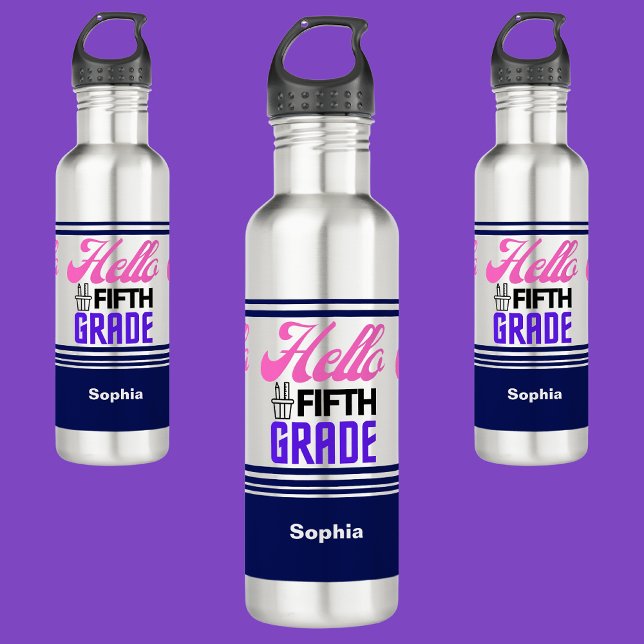Personalised Back To School Fifth Grade  710 Ml Water Bottle (Creator Uploaded)