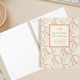 Personalised Back‑to‑School Floral Teacher Planner