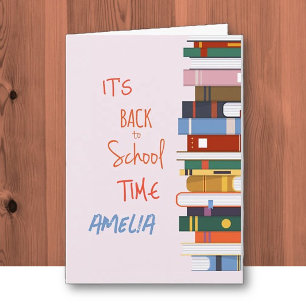 Personalised Back to School Greeting Card