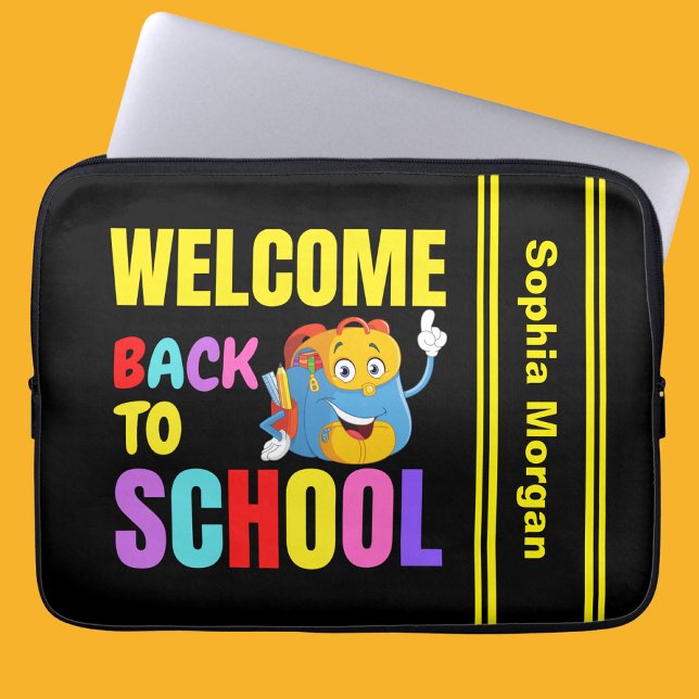 Personalised Back to School Laptop Sleeve (Creator Uploaded)