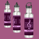 Personalised Back To School Music School 710 Ml Water Bottle<br><div class="desc">Personalised Back To School Music School stainless steel water bottle. Customise it with your name for a chic girly unique look.</div>