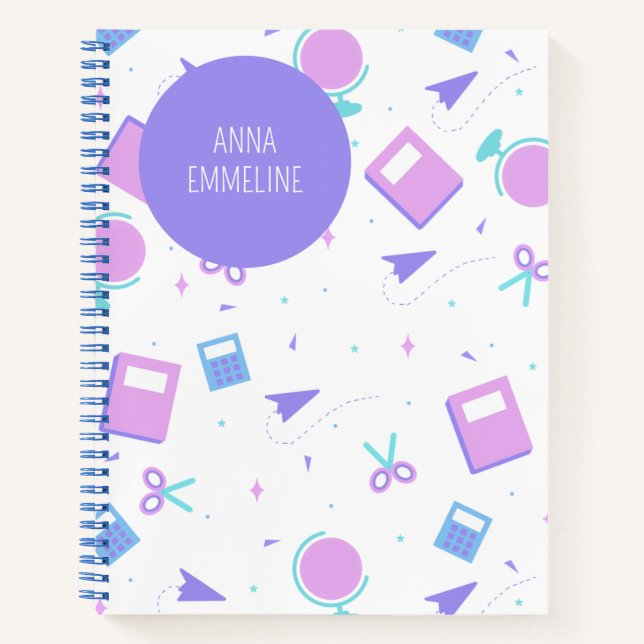 Personalised Back to School Notebook (Front)