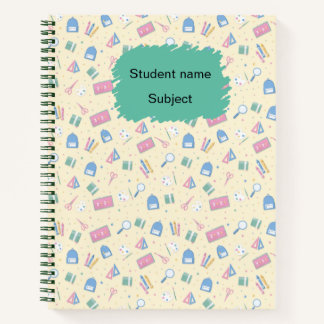 Personalised Back to School Notebook | Custom Name