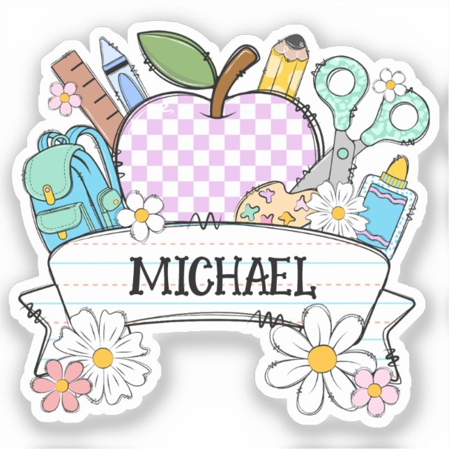 Personalised Back-to-School Supplies with Apple 2 (Front)