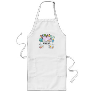 Personalised Back-to-School Supplies with Apple 2 Long Apron